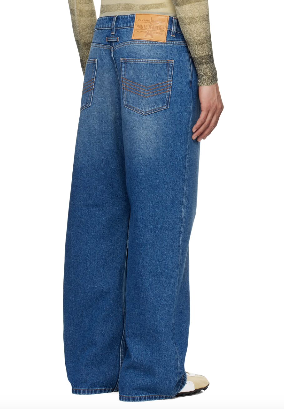 Buttoned Denim Jeans